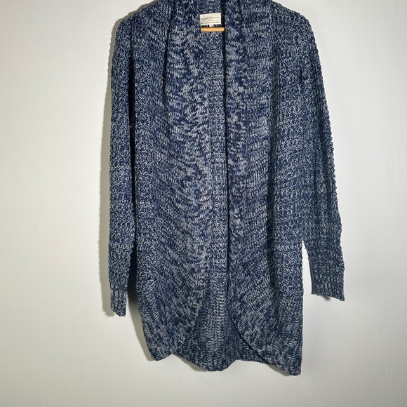 Bobbie Brooks Blue Chunky Knit Cardigan Sweater - Picture 1 of 3